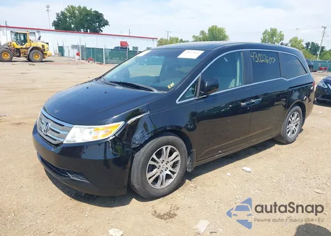 2011 Honda Odyssey Ex из США, поврежденный, VIN 5FNRL5H46BB006456